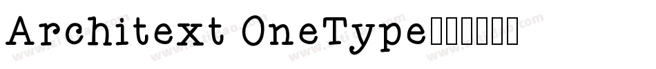 Architext OneType字体转换